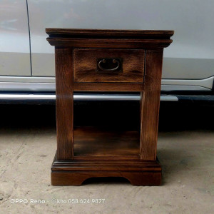 Dark Walnut Oil : Tủ 1 Ngăn Kéo Gổ Sồi 